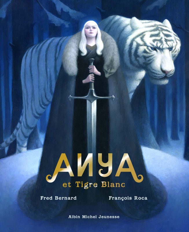 Couverture d'Anya et Tigre blanc, de Fred Bernard et François Roca.