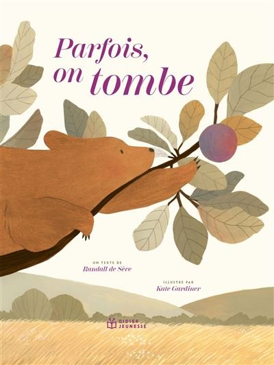 Couverture : Parfois, on tombe