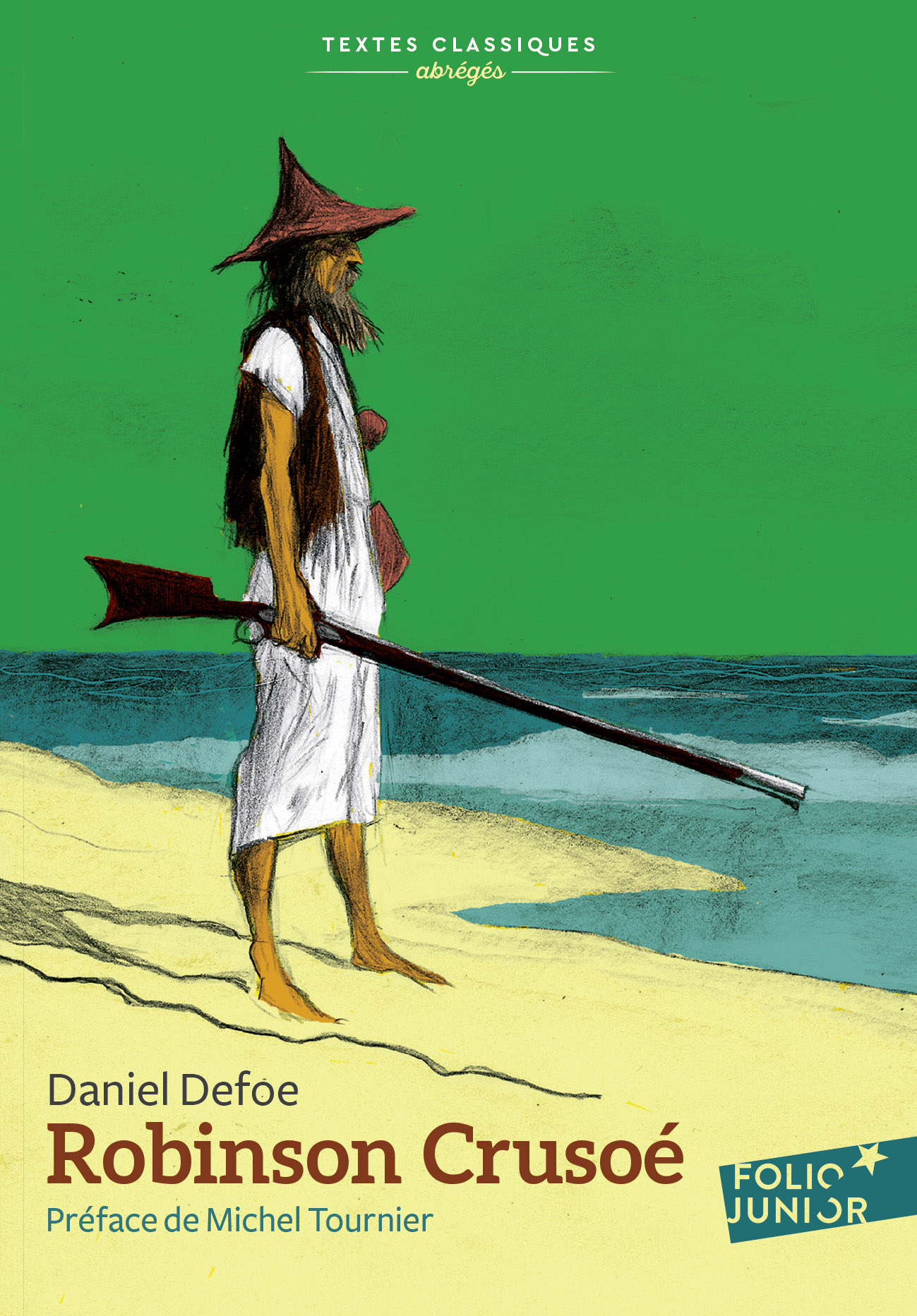 Couverture de Robinson Crusoé, de Daniel Defoe.