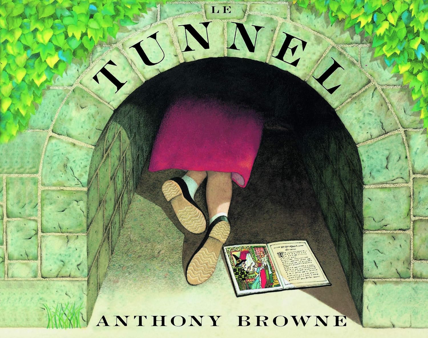 Couverture du Tunnel, d'Anthony Browne (Kaléidoscope).