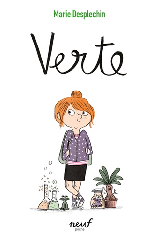 Couverture de Verte, de Marie Desplechin (L'École des loisirs).